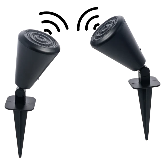 2-Pack: Vivitar Bluetooth Stereo Sound Lawn Speakers