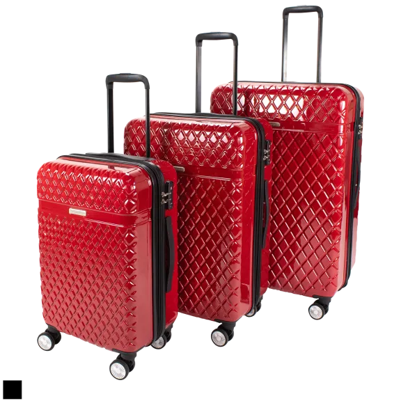 Kathy Ireland Yasmine 3-Piece Hardside Luggage Set
