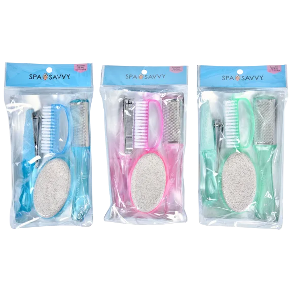 SPA SAVVY 5-Piece Pedicure Set