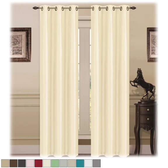 84" Foam-Backed Blackout Curtain Panels