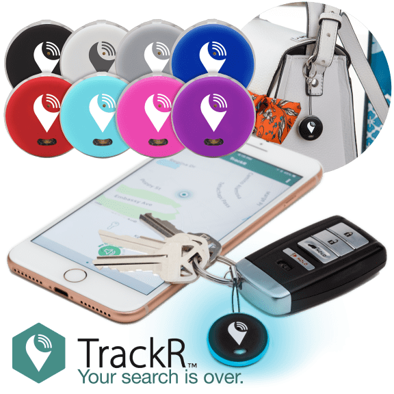 8-Pack of TrackR Pixels Bluetooth Item Trackers