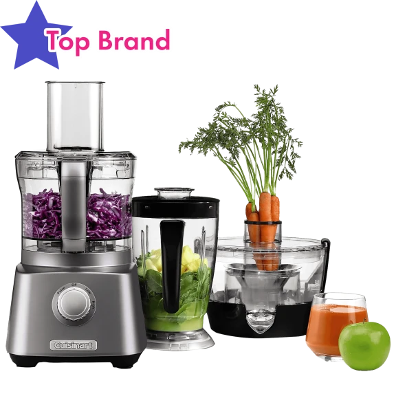 Cuisinart Kitchen Central 500 Watt 3-in-1 Food Processor, Blender and Juicer