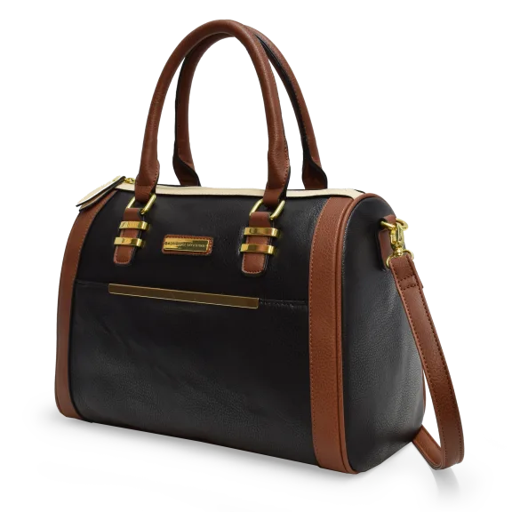 Adrienne Vittadini Belted Barrel Bag