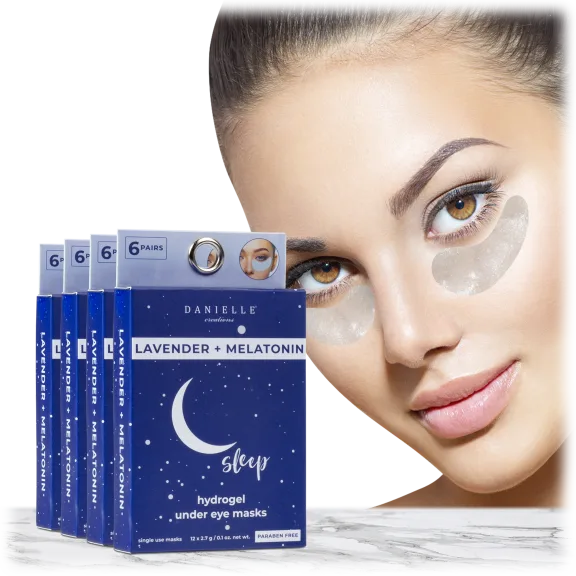 24-Pack: Danielle Hydrogel Under Eye Masks Infused with Lavender & Melatonin