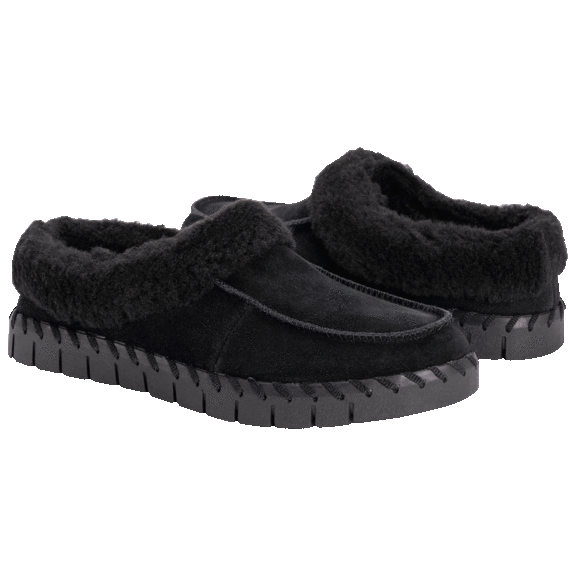 MUK LUKS Women's Flexi Buffalo Faux-Fur Clogs