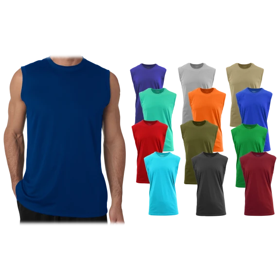6-Pack: Men's Muscle Tank Tees