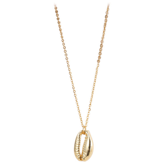 Golden NYC Jewelry Gold-Tone Mini Seashell Pendant Necklace