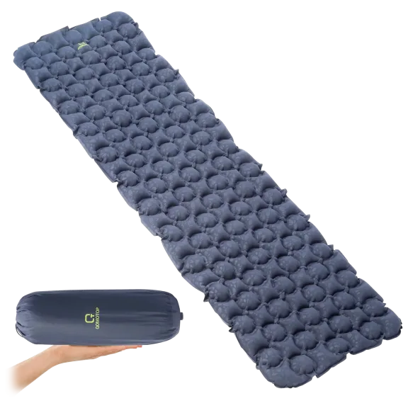 Qomotop Ultralight Inflatable Sleeping Pad (23" W x 74"  x 2.1" H)