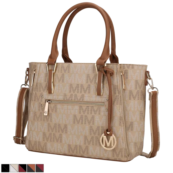 MKF Collection Siena M Signature Handbag by Mia K.