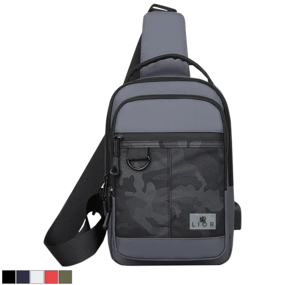Lior Camouflage Crossbody Chest Bag