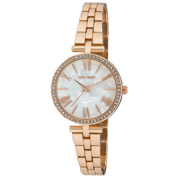 Laura Ashley T-Bar MOP Dial Bracelet Watch