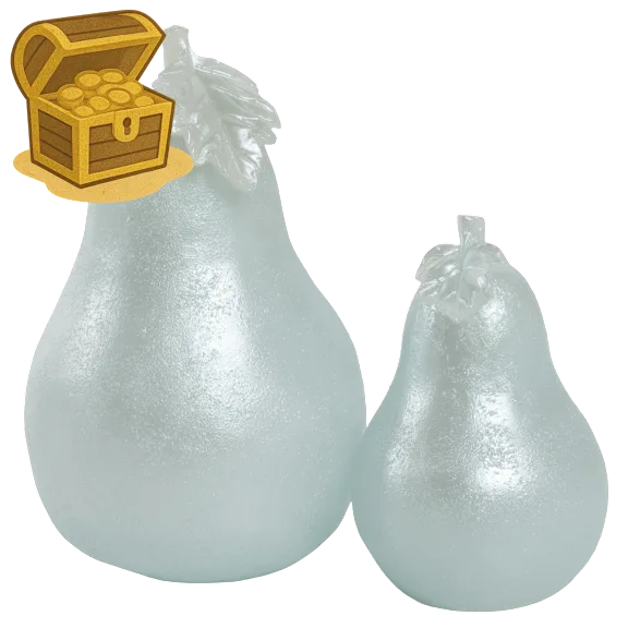 2-Pack: Candle Impressions Carved Pear Luminaries