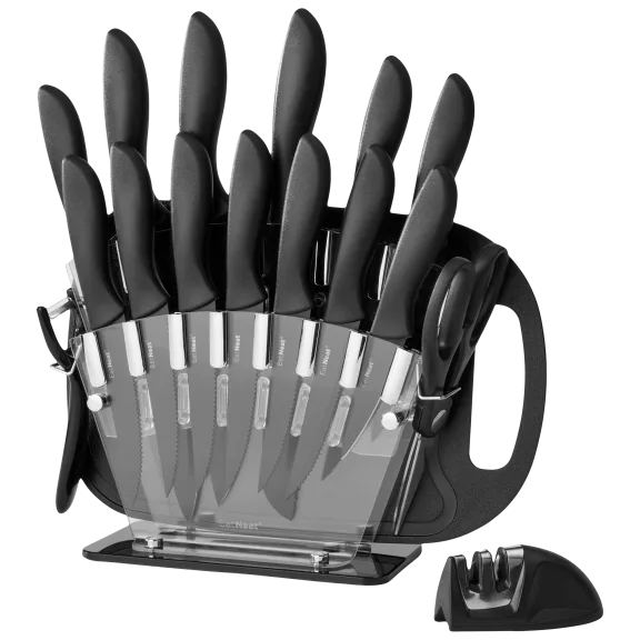 EatNeat Deluxe 18-Piece Nonstick Knife Set
