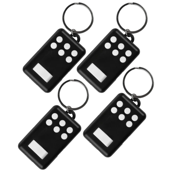 4-Pack: Fidget Keychain Toy with LED Flashlight