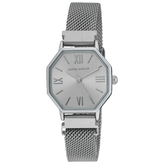 Laura Ashley Hexagon Mesh Watch