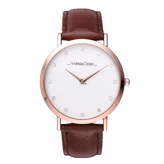 Andreas Osten Klassisk Leather Strap Watch
