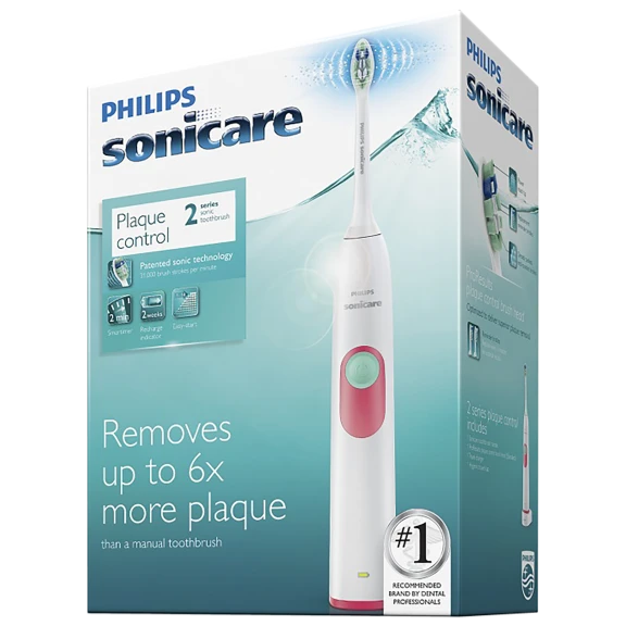 Philips Sonicare 2 Series Plaque Control Rechargeable Electric Toothbrush