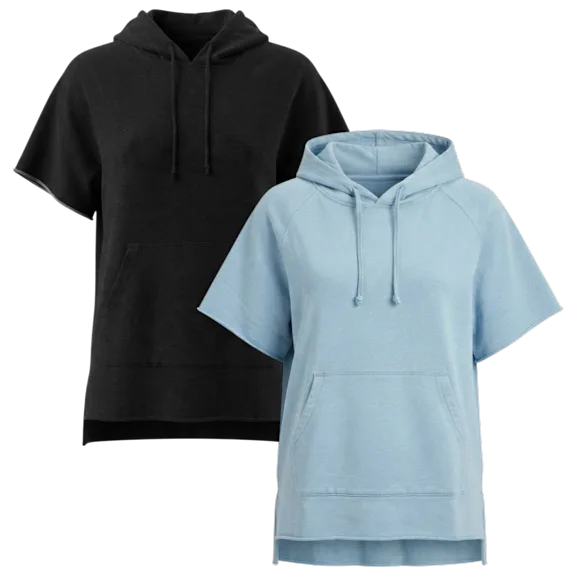 2-Pack: Hue Perfect Sleeveless Hoodies