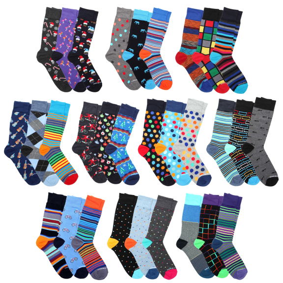 3-Pack: Unsimply Stitched Socks in Gift Boxes