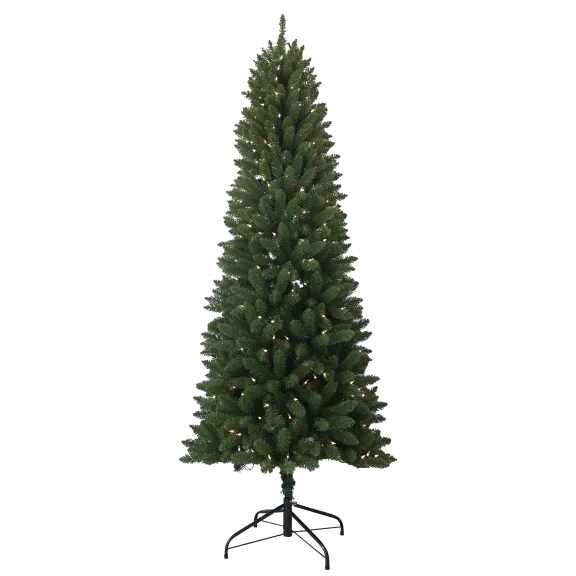 Santa's Workshop 6.5' Pre-Lit Slim Tree with 250 UL Lights