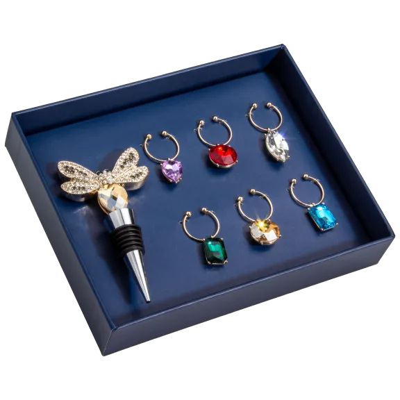 Joy By Joanna Buchanan 7-Piece Wine Gift Set with Gift Box