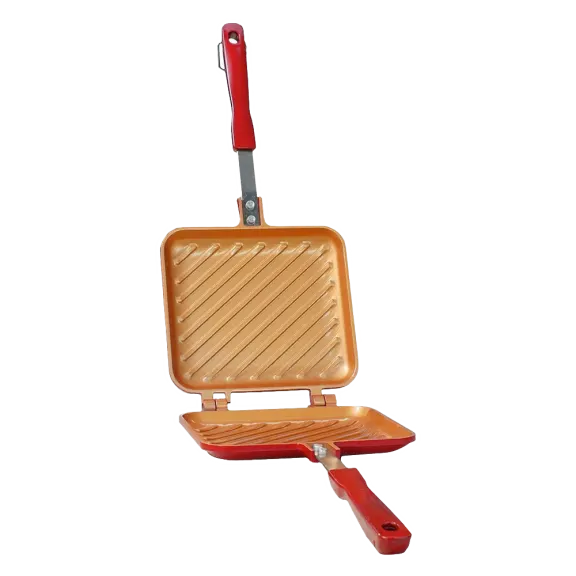 Red Copper Flipwich Panini and Sandwich Maker As Seen on TV