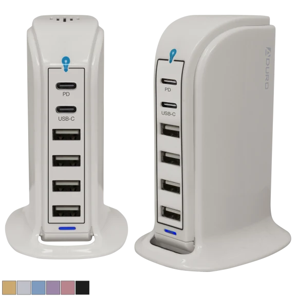 2-Pack: Aduro PowerUp PD Multi-Port Charging Station