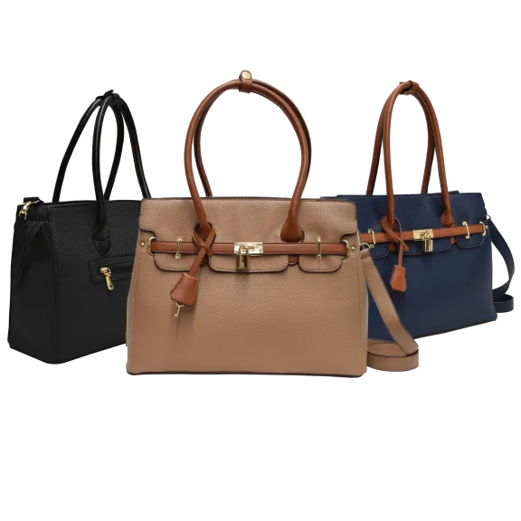 Adrienne Vittadini Triple Compartment Satchel