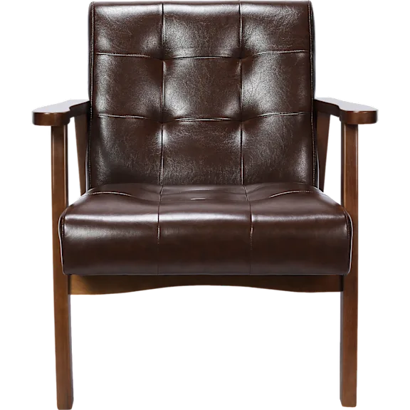 The Wood-Framed Mid-Century Armchair