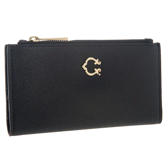 Black Humphrey Snap Wallet by C. Wonder