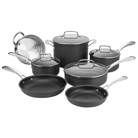 Cuisinart 11-Piece Hard Anodized Nonstick Cookware Set