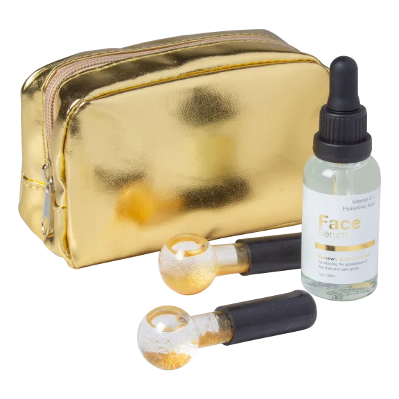 Tru Beauty Red Carpet Ready 4-Piece Serum and Facial Massage Set