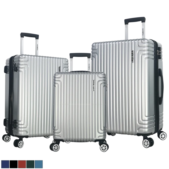 Olympia USA Gulliver 3-Piece Hardside Spinner Luggage Set