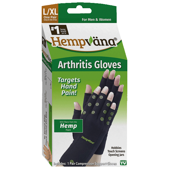 Hempvana Hands Arthritis Gloves As Seen on TV