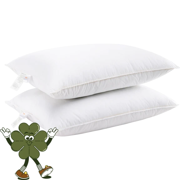 2-Piece: Cheer Collection Hypoallergenic Hollow Fiber Pillows