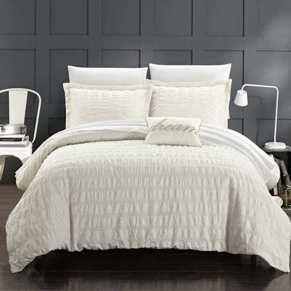 Chic Home Millbury 4-Piece King Duvet Set