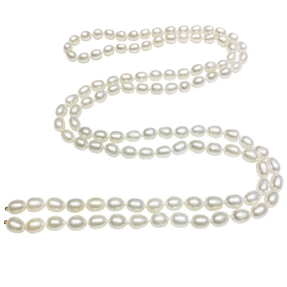 Pacific Pearls Society Islands120 Pearl Waterfall Statement Necklace