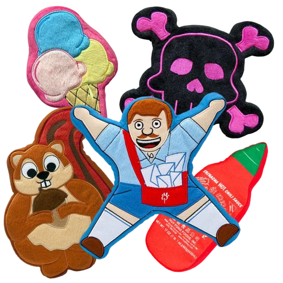 5-Pack: PrideBites Dog Toys