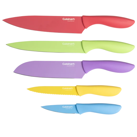 Cuisinart Advantage Bali Breeze 5-Piece Ceramic Coated Knives