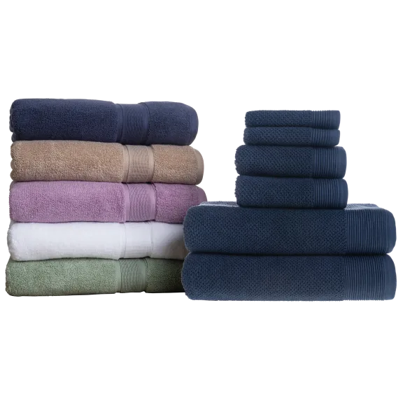 Nottingham Creekside or Parkwood 6-Piece Luxury Cotton Towel Sets