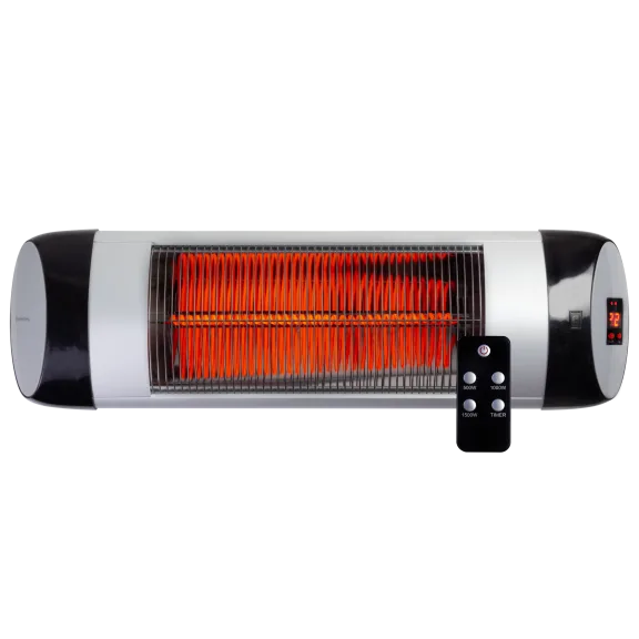 Comfort Zone 1,500-Watt Indoor/Outdoor Electric Patio Heater With Remote