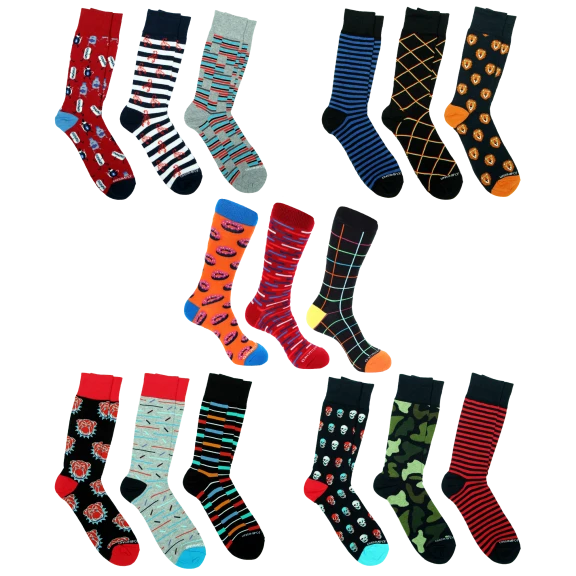 Unsimply Stitched 3-Pack Dress Socks
