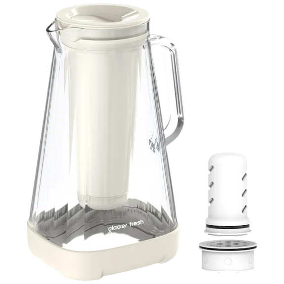 The Glass Filtered Water Pitcher (10-Cup)