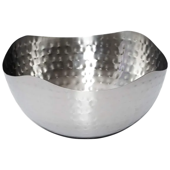 Alice Pazkus Hammered Stainless Steel Serving Bowl