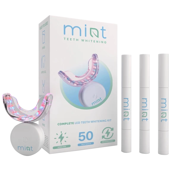 Mint Accelerated At-Home Teeth Whitening Kit With 3 Whitening Pens