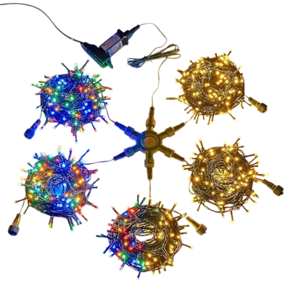 Hakol 750-LED 245' Star String Lights with 9 Modes