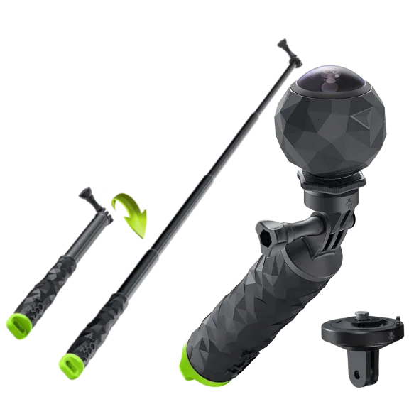 360Fly POV Pole, Floating Handgrip and Adapter