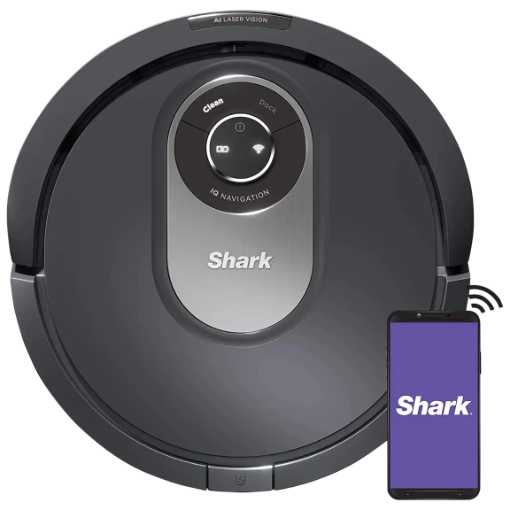 Shark UR2001 AI Wi-Fi Robot Vacuum with LIDAR and Home Mapping