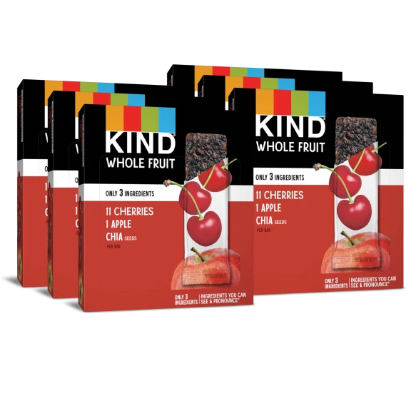 72-Pack: KIND Pressed Apple Cherry Chia Bars (72 x 1.2oz)