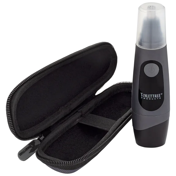 ToiletTree Products Nose And Ear Hair Trimmer With Led Light & Travel Case